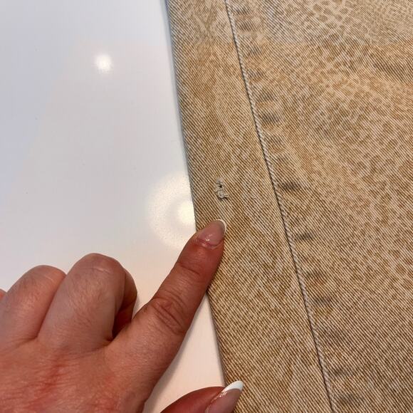 Lauren Ralph Lauren Snake Print Modern Straight Jeans 6 - Picture 11 of 13